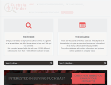 Tablet Screenshot of fuchsiafinder.com
